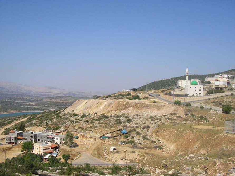 El pueblo de Eilabun (Israel), donde fueron descubiertos los antiguos establos subterráneos (Dominio público)