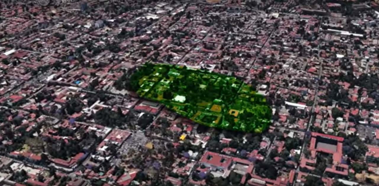 Zona en la que se están realizando las excavaciones arqueológicas en Tlalpan, Ciudad de México. (INAH / Captura de pantalla de Youtube)