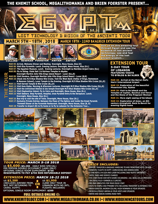 Tour antiguo Egipto - marzo 2018 - Hugh Newman