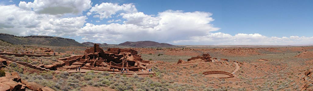 Vista de las ruinas de Wupatki. (CC BY SA 2.5)