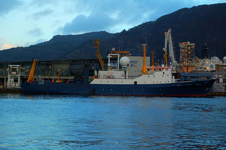  El barco de investigación L’Espoir atracado en Bergen (Noruega). (Sveter/ CC BY SA 3.0)