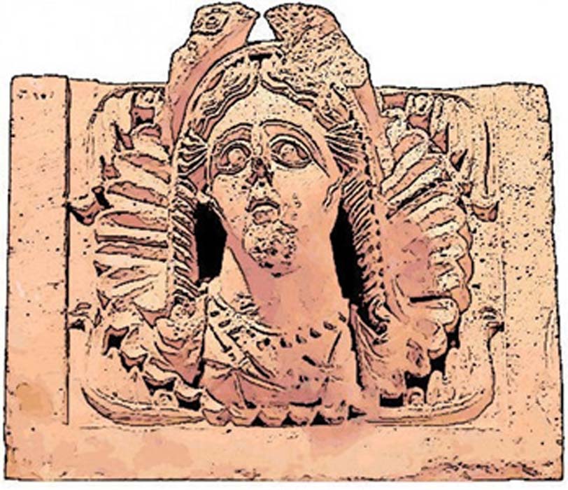 Al-Uzza, la diosa que representaba al planeta Venus y se correspondía con Ishtar/Astarté/Inanna, aparecía tanto en betilos como en esculturas. Relieve del templo de Khirbet et-Tannur, Jordania. (CC0)