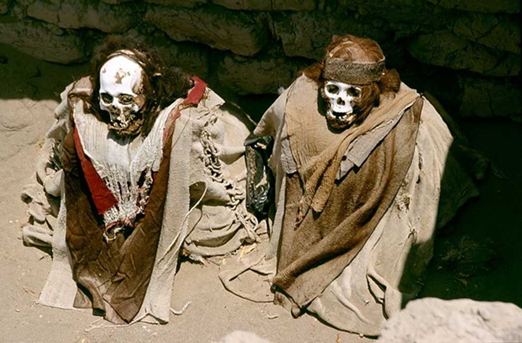 Momias del cementerio de Chauchilla, situado a 30 kilómetros de Nazca. (CC BY-SA 2.5)