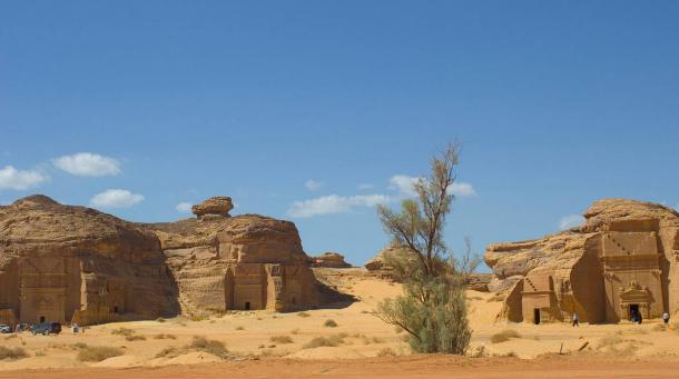 Los Nabateos eran hábiles artesanos que tallaban sus monumentos en la roca (Wikimedia Commons)