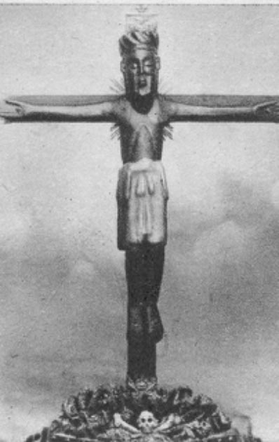 Crucifijo del Cristo de las Batallas antes de la restauración (Fundación Joaquín Díaz / CC BY-SA 3.0)