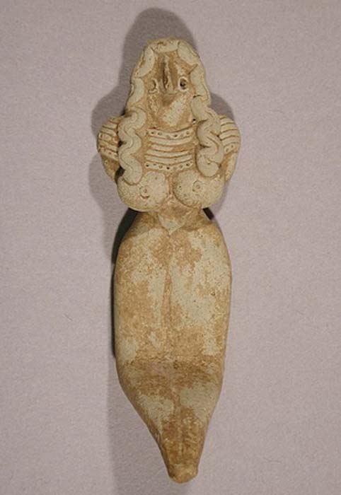 Diosa Madre sentada, 3000–2500 a. C. Pakistán (Baluchistán) al estilo Mehrgarh. (CC0)