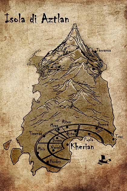 Aztlán está bien documentado y descrito, como en este mapa (Mticciati/CC BY-SA 3.0)