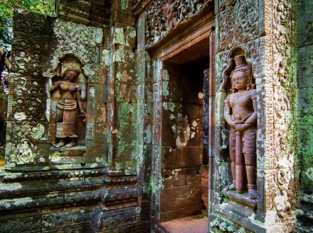 Tallas de esculturas antiguas en Vat Phou, Laos. (Jack / Adobe stock)