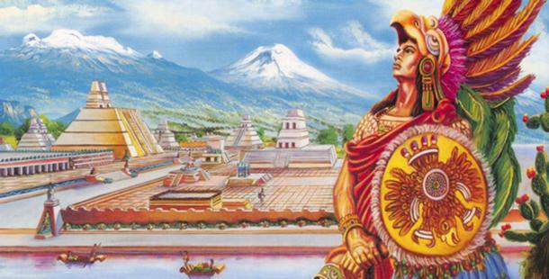 Representación de Cuauhtémoc, el último tlatoani (líder de los aztecas). (Morelianas)