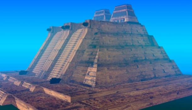 Templo mayor azteca en tenochtitlan. (Josué González / Dominio Público)