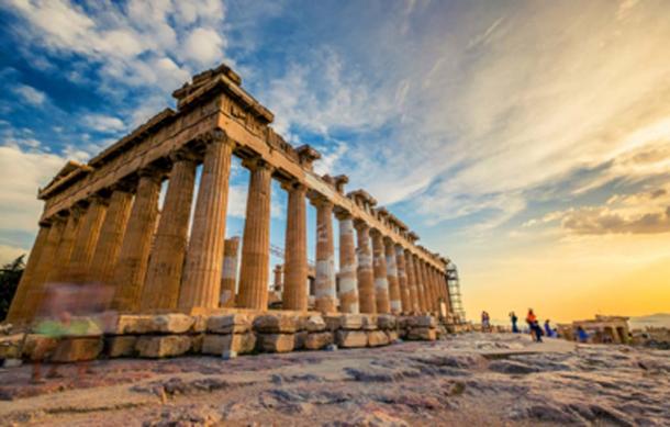 Columnas del Partenón en la Acrópolis de Atenas. (Alex Green/ Adobe Stock)