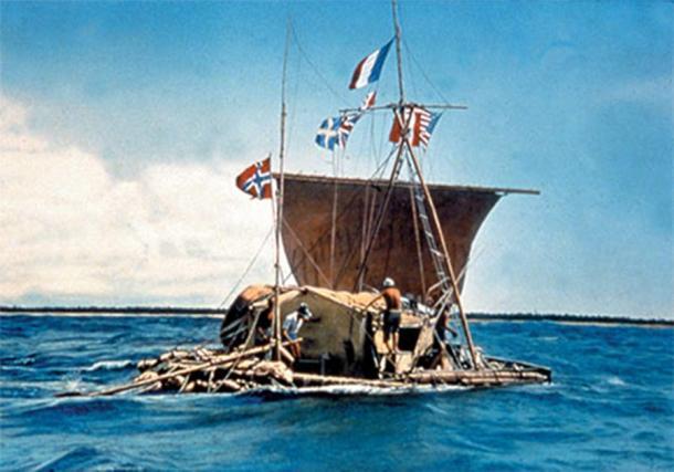 La expedición de Kon-Tiki a través del Océano Pacífico en balsa de madera de balsa (1947). (cesar harada /CC BY NC SA 2.0)