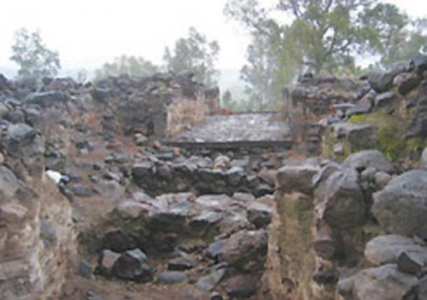 Imagen de baja calidad de la Puerta de la Ciudad de Bethsaida que fue descubierta en excavaciones el año pasado. Fuente: Stephen G. Rosenberg