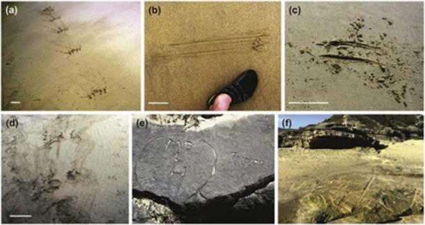 Los expertos necesitan estudiar los hallazgos y diferenciar los patrones antiguos del graffiti moderno. (Science Direct)