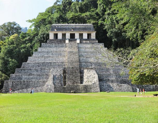 Templo de las inscripciones en palenque. (Christopher Evans / Autor suministrado)