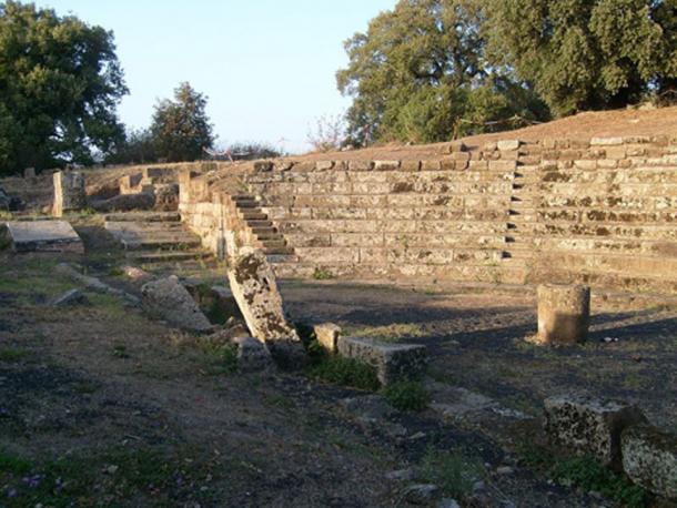 Teatro de Tusculum. (Dominio publico)