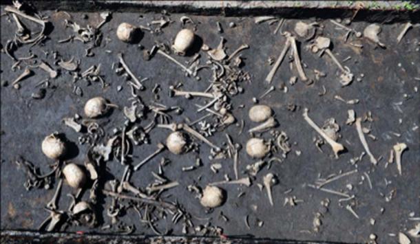 Fotografía del campo de batalla encuentra capa. Crédito: Antiquity Publications Ltd. / Uhlig et al., (2019), fotografía de S. Sauer