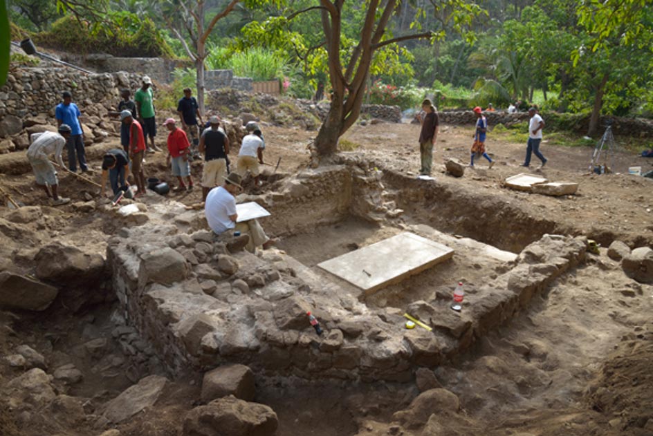 Los arqueólogos llevan realizando excavaciones en Cidade Velha desde el año 2007. (Fotografía: Universidad de Cambridge)