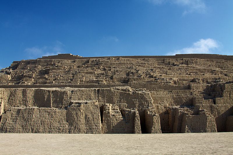 Yacimiento arqueológico de Huaca Pucllana, distrito de Miraflores, Lima, Perú (CC BY 2.0)